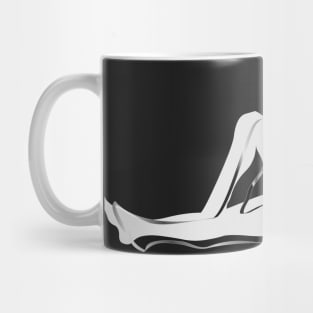 female laying down Mug